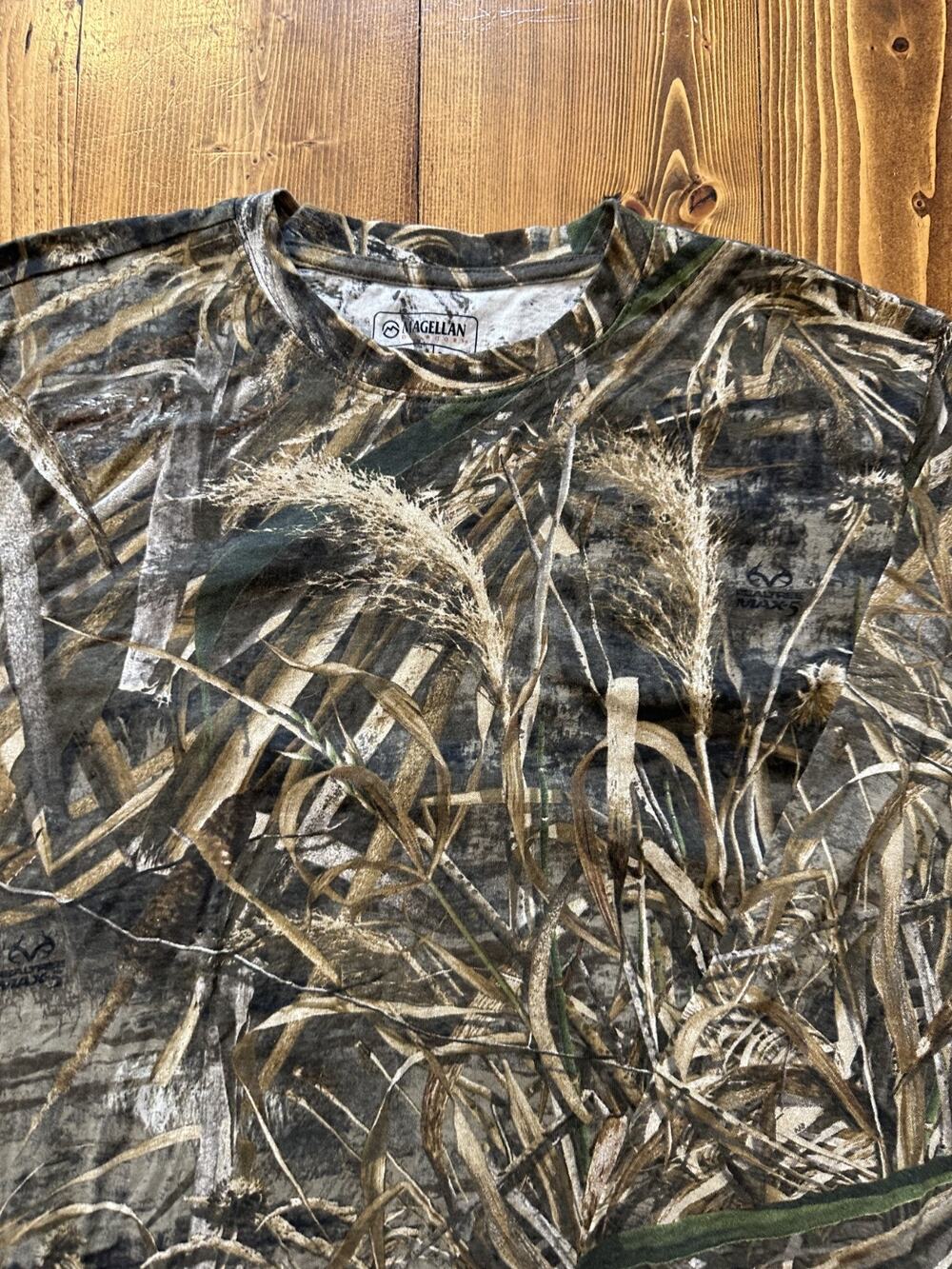 Magellan Outdoors Camo Hunting Gear Real Tree Camouflage Hunt Large Long Sleeve